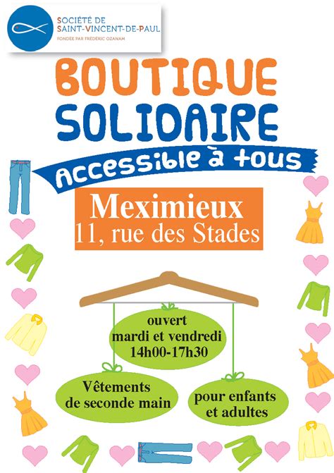 Braderie de la boutique solidaire